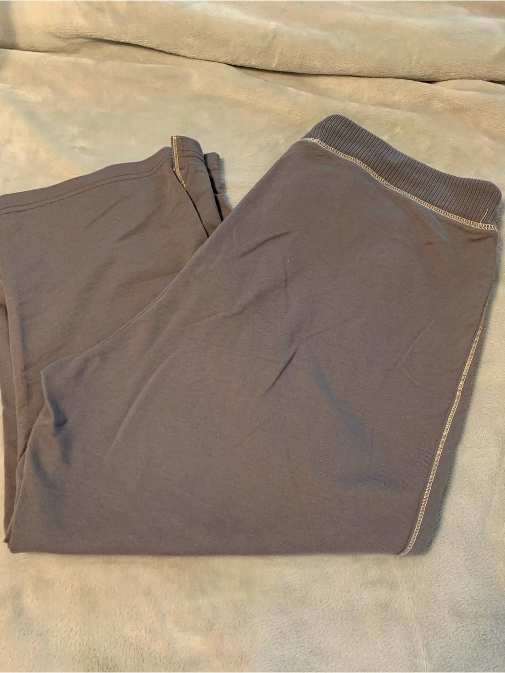 Woman’s grey Casual Knit Jogger Pants nyl  xl